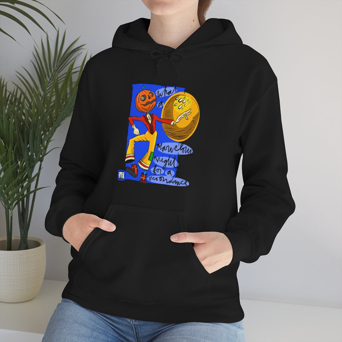 What a Marvelous Night for a Moondance  - Lebo Unisex Hooded Sweatshirt
